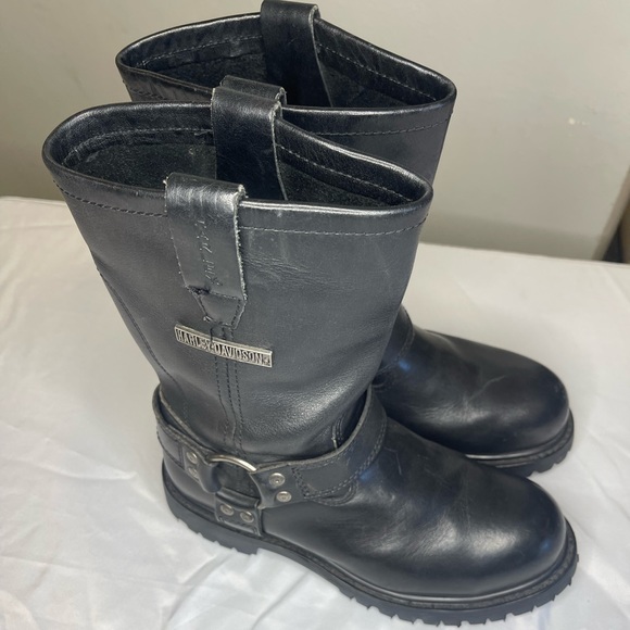 Black Harley Davidson Boots